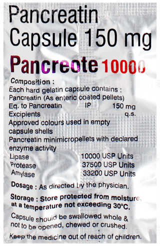 Pancreote 10000 Capsule 10